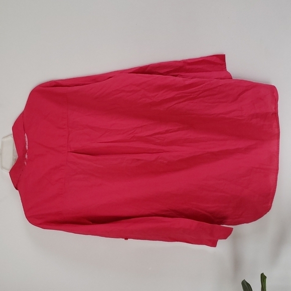 Victoria secret sleep shirt, button down,  Barbie pink, women's size medium - Picture 8 of 8